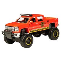 Miniatura Carro Monster Silverado 1500 Z71 2014 Vermelho Maisto 25205