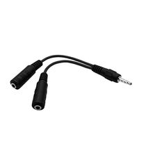 Adaptador P2-P3 Com Acabamento Em Nylon, Preto - WI409 WI409