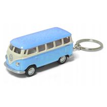 Chaveiro Carro Volkswagen Kombi 1962 Azul Kinsmart KT2546DK