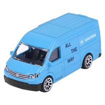 Miniatura Van Volkswagen Crafter c/ Avião Air Cargo MAERSK Azul Majorette 212057289