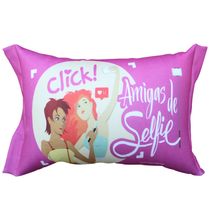 Almofada amigas de selfie Almofada 28x48 Amigas Selfie - Zonacriativa