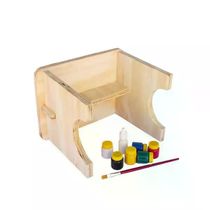 Banquinho para montar e colorir