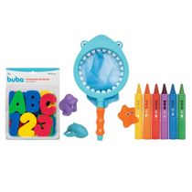 Kit de Brinquedos para o Banho do bebê Buba