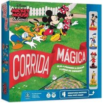 Jogo Corrida Mágica - Mickey Mouse Friends Com 4 Bonecos