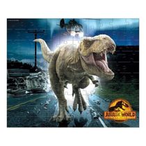 Quebra-cabeça 100 Peças T-rex Jurassic World Dominion