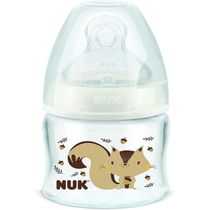 Mamadeira First Newborn Transparente 90ml - NUK