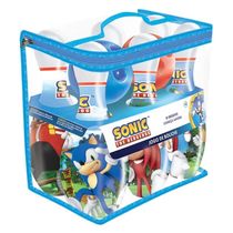 Jogo De Boliche Infantil Sonic 6 Pinos - Líder 3573