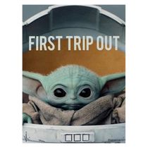 Quadro De Metal Baby Yoda Star Wars Zona Criativa 10082419