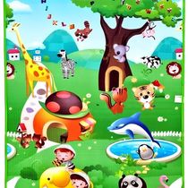 Tapete Térmico Infantil Atividades Animais 100cm X 180cm