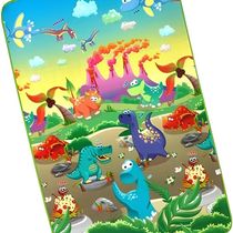 Tapete Térmico Infantil Atividades Dinossauros 100cm X 180cm