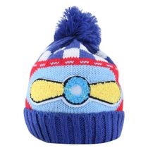 Touca Gorro Infantil Azul Aviador Colorida Tamanho Único