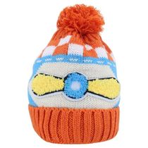 Touca Gorro Infantil Laranja Aviador Colorida Tamanho Único