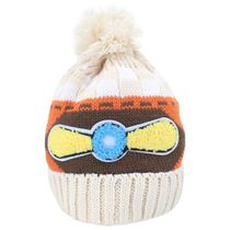 Touca Gorro Infantil Bege Aviador Colorida Tamanho Único