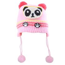 Touca Gorro Infantil Rosa Panda Tamanho Único