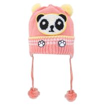 Touca Gorro Infantil Salmão Panda Tamanho Único