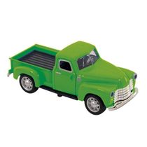 Miniatura Carrinho Chevrolet de Metal Pickup 3100 Verde (1950)