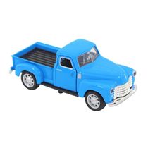 Miniatura Carrinho Chevrolet de Metal Pickup 3100 Azul (1950)