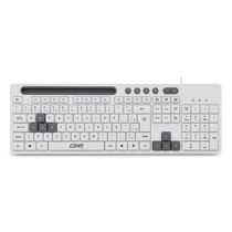 Teclado GK120 com Suporte de Smartphone Branco Multilaser - TC264OUT [Reembalado] TC264OUT