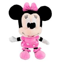 Pelúcia Disney Minnie Big Head Rosa 30Cm 2+ Fun