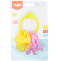 Mordedor com Agua Chaveirinho Mãozinha Rosa Buba 5234