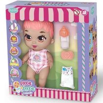 Boneca Lecca Lecca Cupcake Laranja com Acessorios Pupee 1132