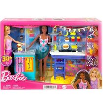 Barbie Brooklyn e Malibu Calçadao da Praia Mattel HNK99