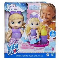 Boneca Baby Alive Sudsy Styling Cabelos Loira F5112 - Hasbro