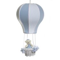 Lustre Balão Cintura Urso Azul