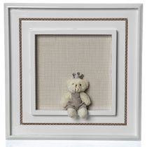 Quadro Príncipe Urso Mini Bege