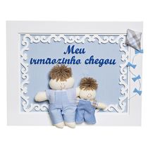 Quadro Arabesco Menino Com Irmãozinho