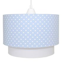 Lustre Tubular Duplo Coroa Azul