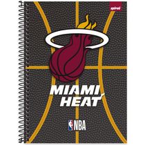 Caderno Nba Miami Heat Espiral 80fls Spiral