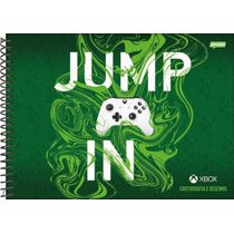 Caderno Desenho Espiral Xbox One 1 Materia 80 Folhas Xbox Jandaia