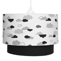 Lustre Tubular Duplo Nuvem Black