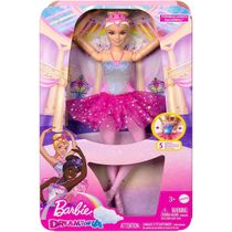 BARBIE FANTASIA BAILARINA LUZES ROSA - MATTEL