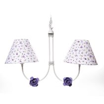 Lustre 2L Simples 2 Flores P Lilás