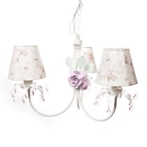 Lustre 3L Primavera Rosa 2 Flores G