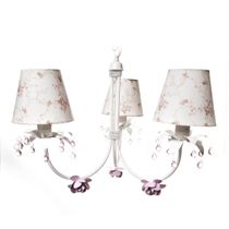 Lustre 3L Primavera Rosa 3 Flores P