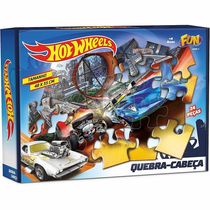 Quebra Cabeça 24 peças Hot Wheels Fun