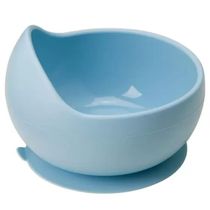 BOWL EM SILICONE COM VENTOSA AZUL BUBA