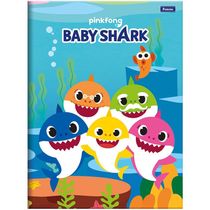 Caderno Caligrafia Baby Shark 40fls Foroni