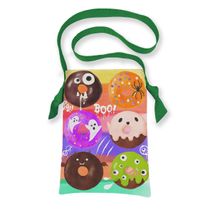 BOLSA SACOLA EM TECIDO COLETA DE DOCES HALLOWEEN - DONUTS MONSTER