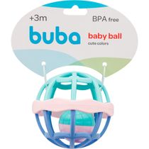 Baby Ball Cute Colors Com Chocalho- Buba 11850