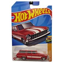 Carro Miniatura Hot Wheels 1:64 - 64 Chevy Nova Wagon Vermelha - Mattel C4982/HKH70