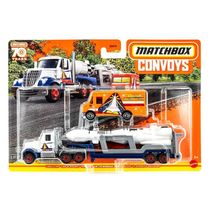 Matchbox Comboio - Caminhão 1:64 - Lonestar Cab & Rocket + Express Delivery - Mattel GBK70/HXY20