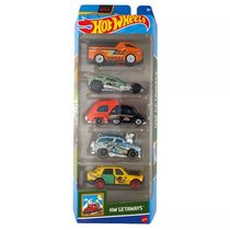 Hot Wheels Kit Com 5 Carrinhos - HW Getaways - Mattel 1806/HTV46