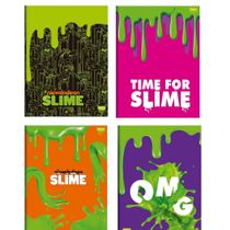 Caderno Slime Brochurinha 1/4 96 Fls - Foroni