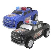 Kit 2 Brinquedo Camionetas Carrinho De Policia Fricção