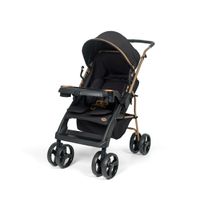 Carrinho de Bebê 0 a 15kg Bolt Preto e Dourado Tutti Baby