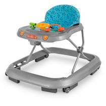 Andador Infantil Musical Disquinho Andajar Brinquedo com freio Acqua Cinza Tutti Baby